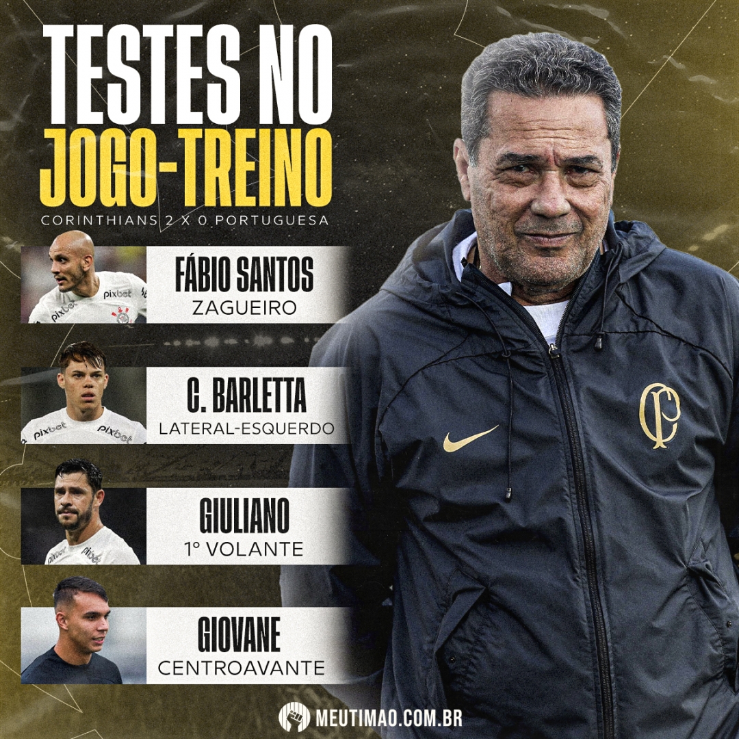 Meu Timão on Twitter "Vanderlei Luxemburgo promoveu alguns testes no Corinthians durante jogo
