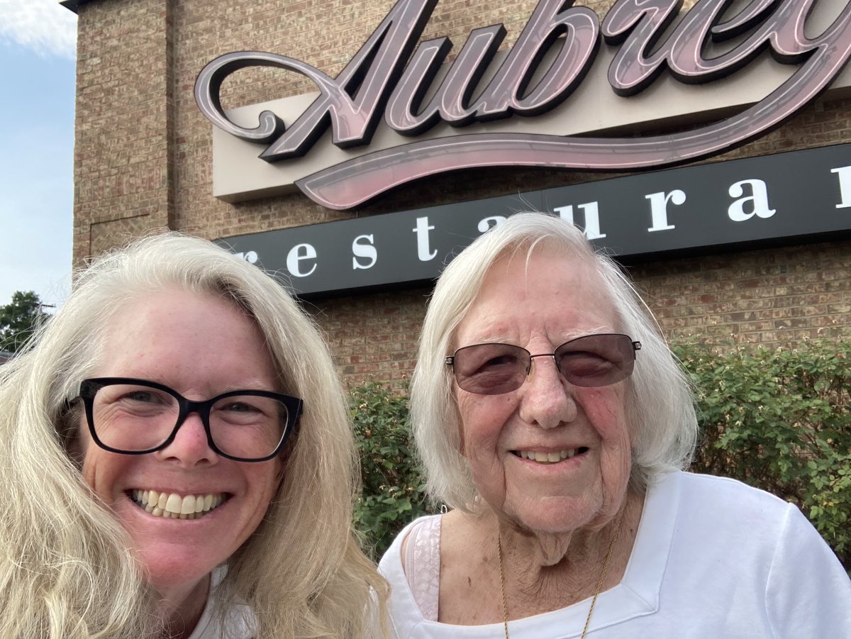 Celebrating memories of my dad tonight.  My parents always enjoyed eating out at Aubrey’s.