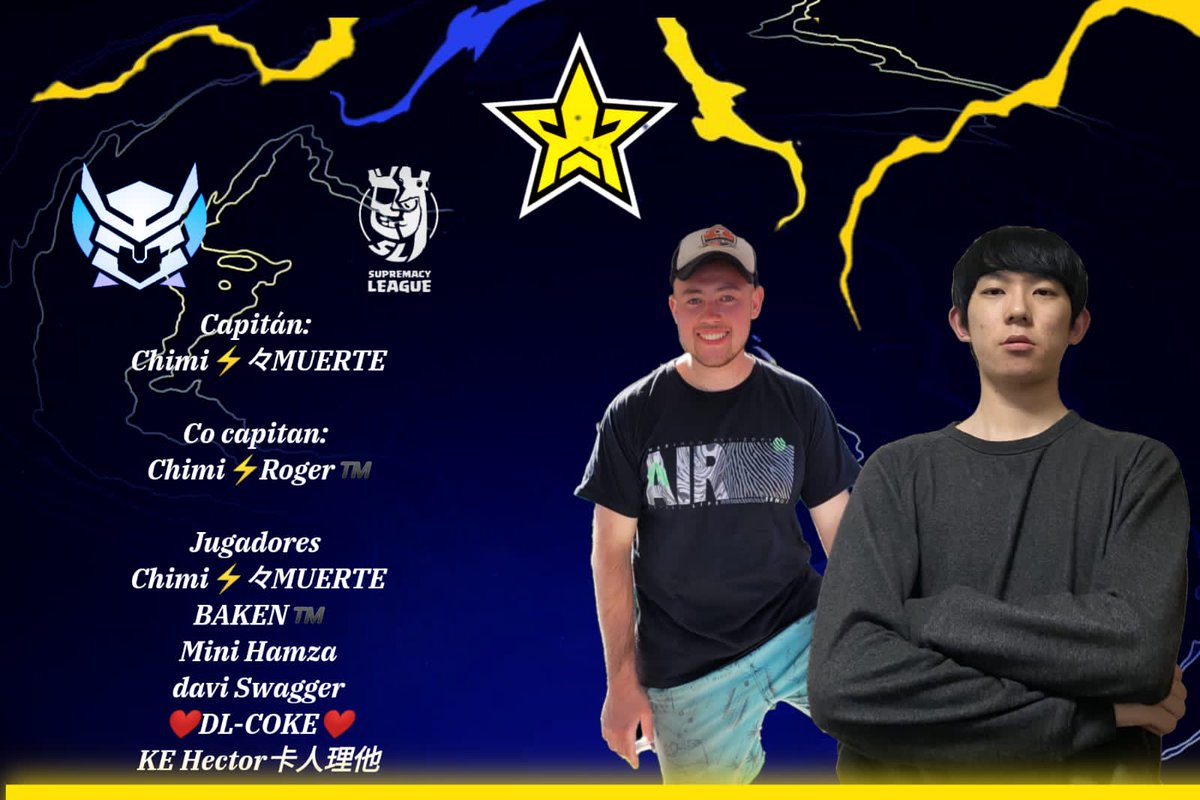 Roster oficial para la <a href="/CR_Supremacy/">Supremacy League</a> <a href="/SHLeague_GG/">Samurái Horse League</a> 

<a href="/Franco_olate28/">Franco</a> 
<a href="/kurata555555/">BAKEN ཧྲ༠ྀ།ཽ٣</a> 
<a href="/HamzaCR_/">Hamza</a> 
<a href="/David_meyer2/">David</a> 
<a href="/JorgeAdrinGuti3/">Jorge Adrián Gutierrez Lopez</a> 
<a href="/CRHector_/">Héctor</a>