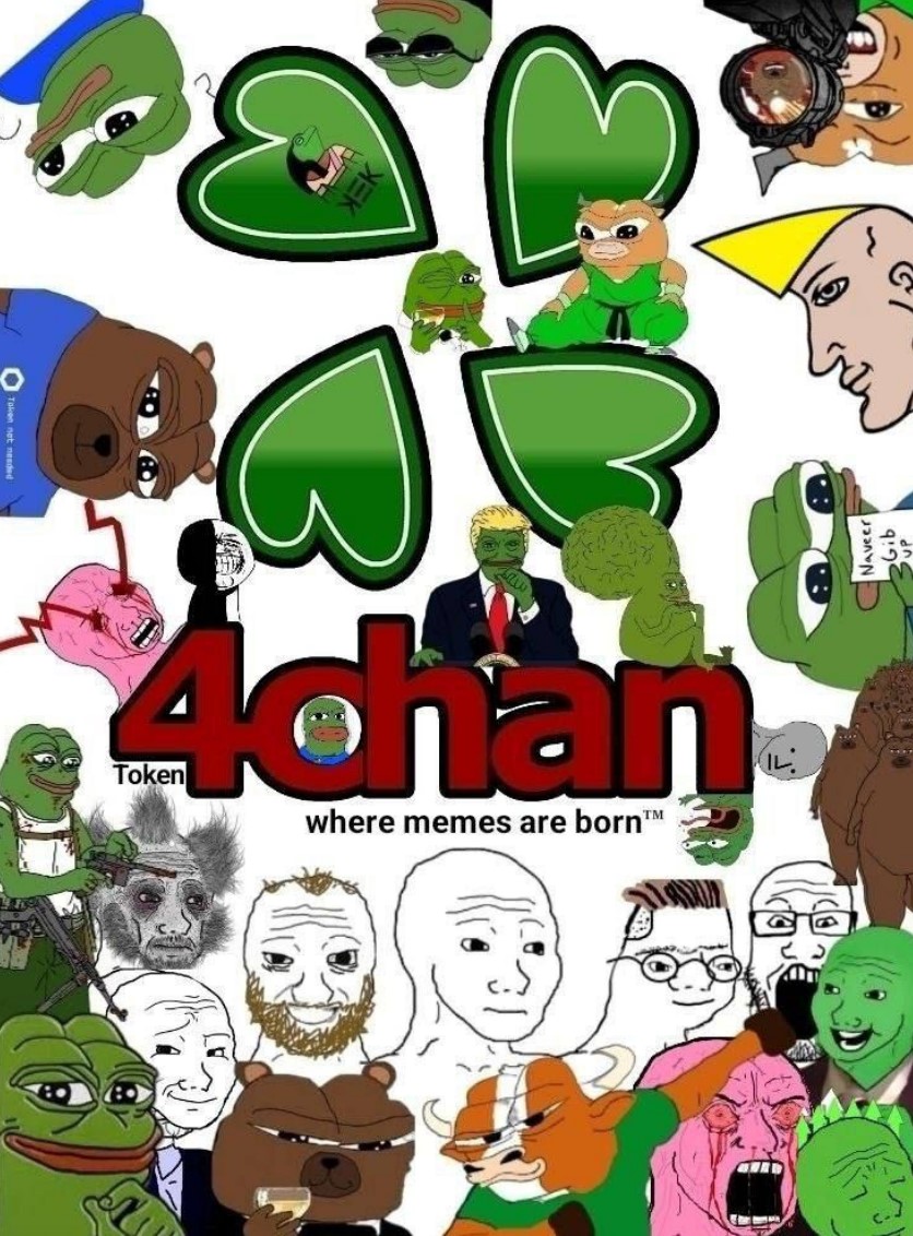 Shout out to the entire #4chan community, we are straight up kill'in it!

The #4ChanArmy is taking over crypto

#4Chan memes are everywhere

Normies are onboarding

Nufagz are present in the tg everyday

You guys rock, lets keep on rockin!