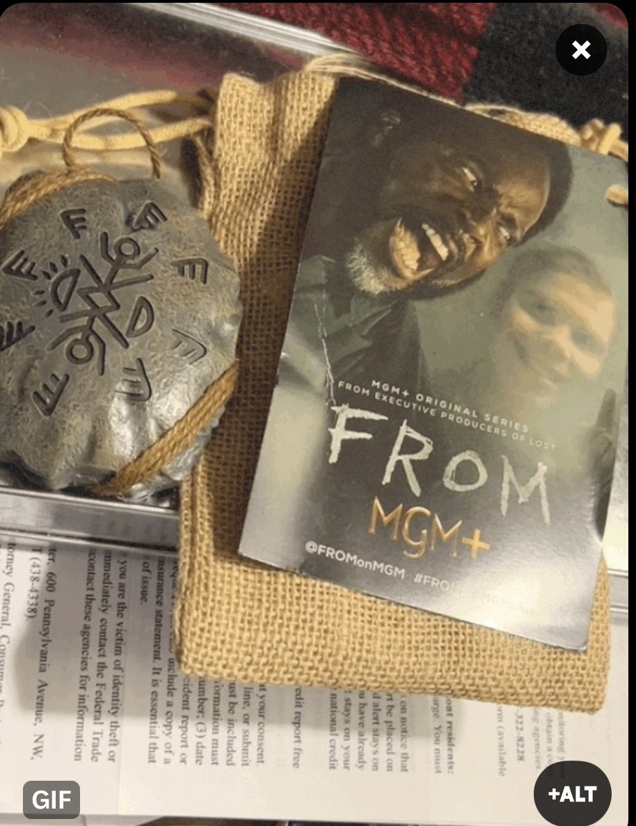 Got my talisman goodie bag from @FROMonMGM and I’m ready for the show tonight!!! Thank you for this! #from #FROMily #FROMonMGM @FROMonMGM