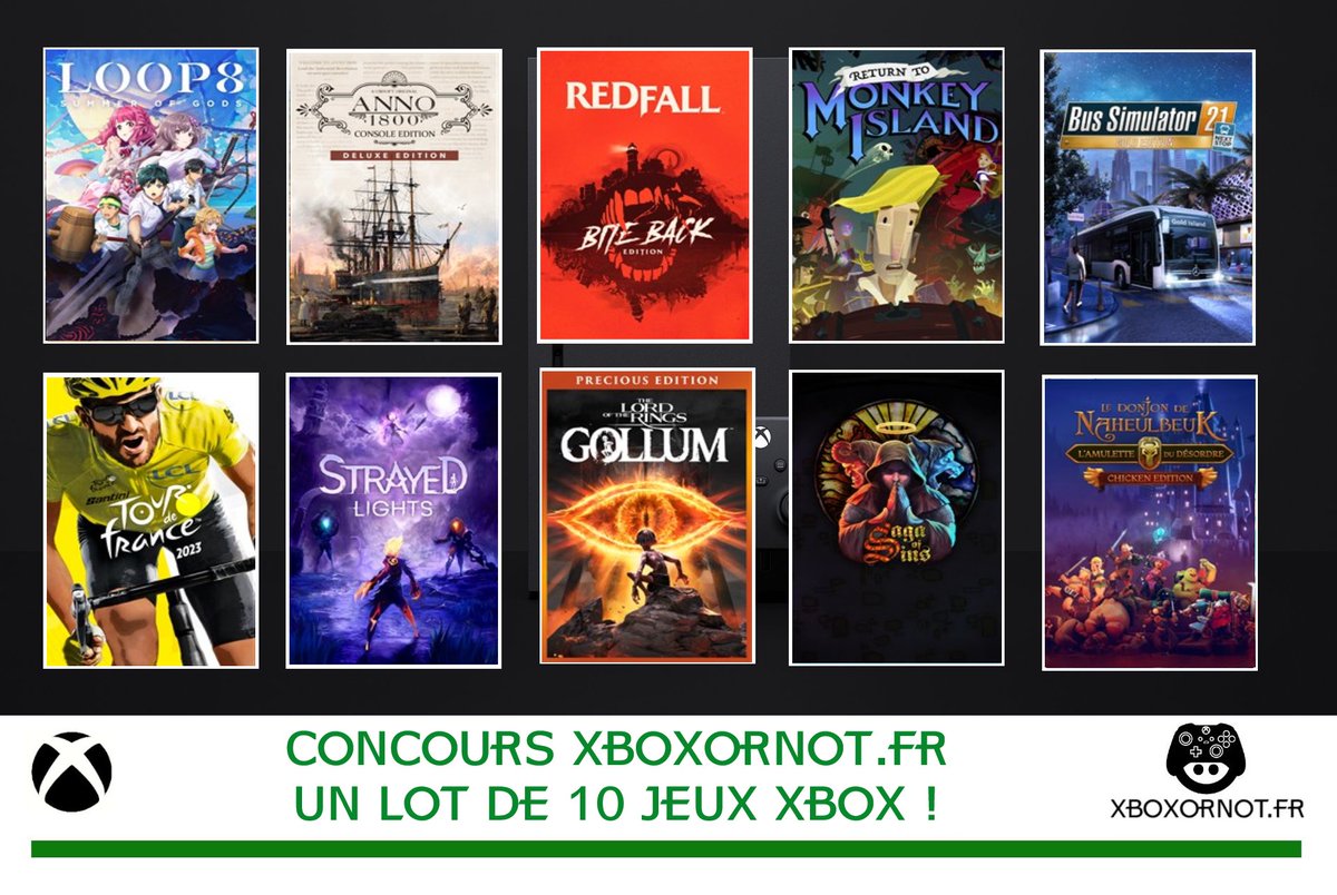 XboxOrNot 🎮 on Twitter: "🎁Concours Anniversaire : XboxOrNot fête ses 11