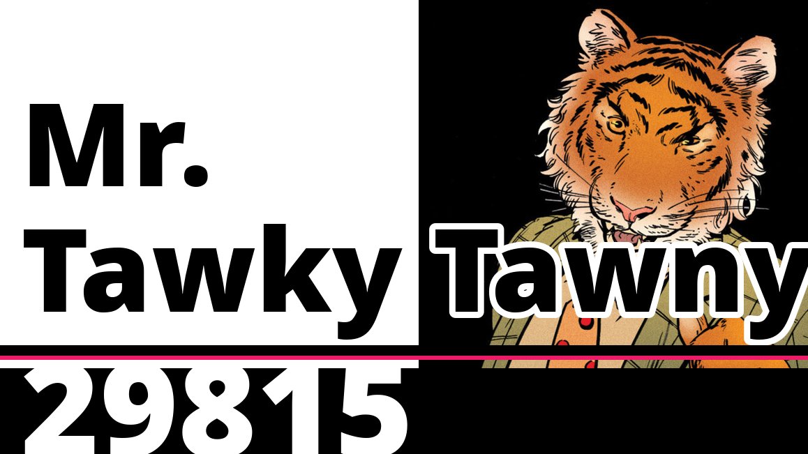 You know Mr. Tawky Tawny from Injustice: Gods Among Us? They should be in Smash Ultimate.