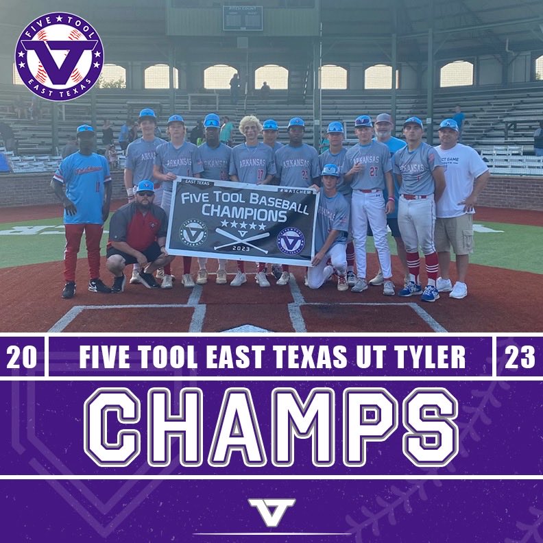 🏆CHAMPIONS🏆

Congrats to <a href="/SWAGsbaseball/">Southwest Arkansas Gunners</a> 16U on winning <a href="/FiveTool/">Five Tool Baseball</a> East Texas UT Tyler 15U/16U division.

#WatchEm