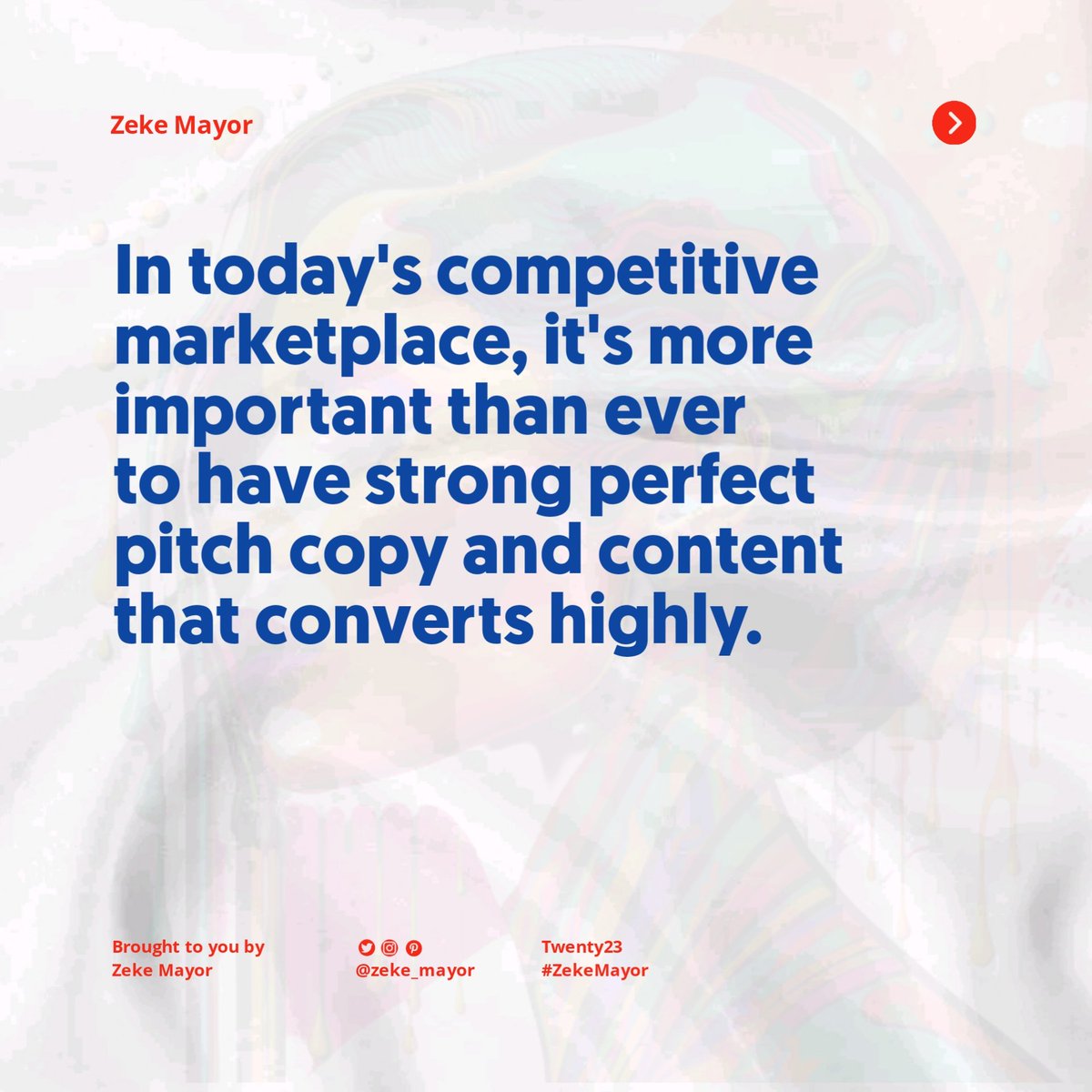 In today's competitive marketplace, it's more important than ever to have strong perfect pitch copy and content that converts highly. #CopywritingMatter #ContentIsKing
#CompetitiveMarketing #MarketingEdge #CreateAnImpact #StandOutFromTheCrowd #ContentMatter #ContentMarketingIsKey