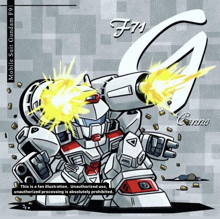 mecha robot shell casing no humans firing chibi weapon  illustration images