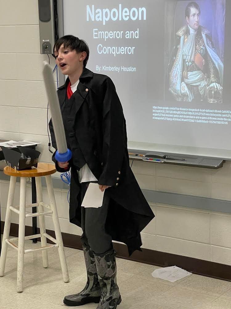 A few of the world’s “wicked” people were interviewed by our 6th graders. 😉 Unfortunately for these historical figures, most were not cleared of their wicked titles!  #BoostTheOost