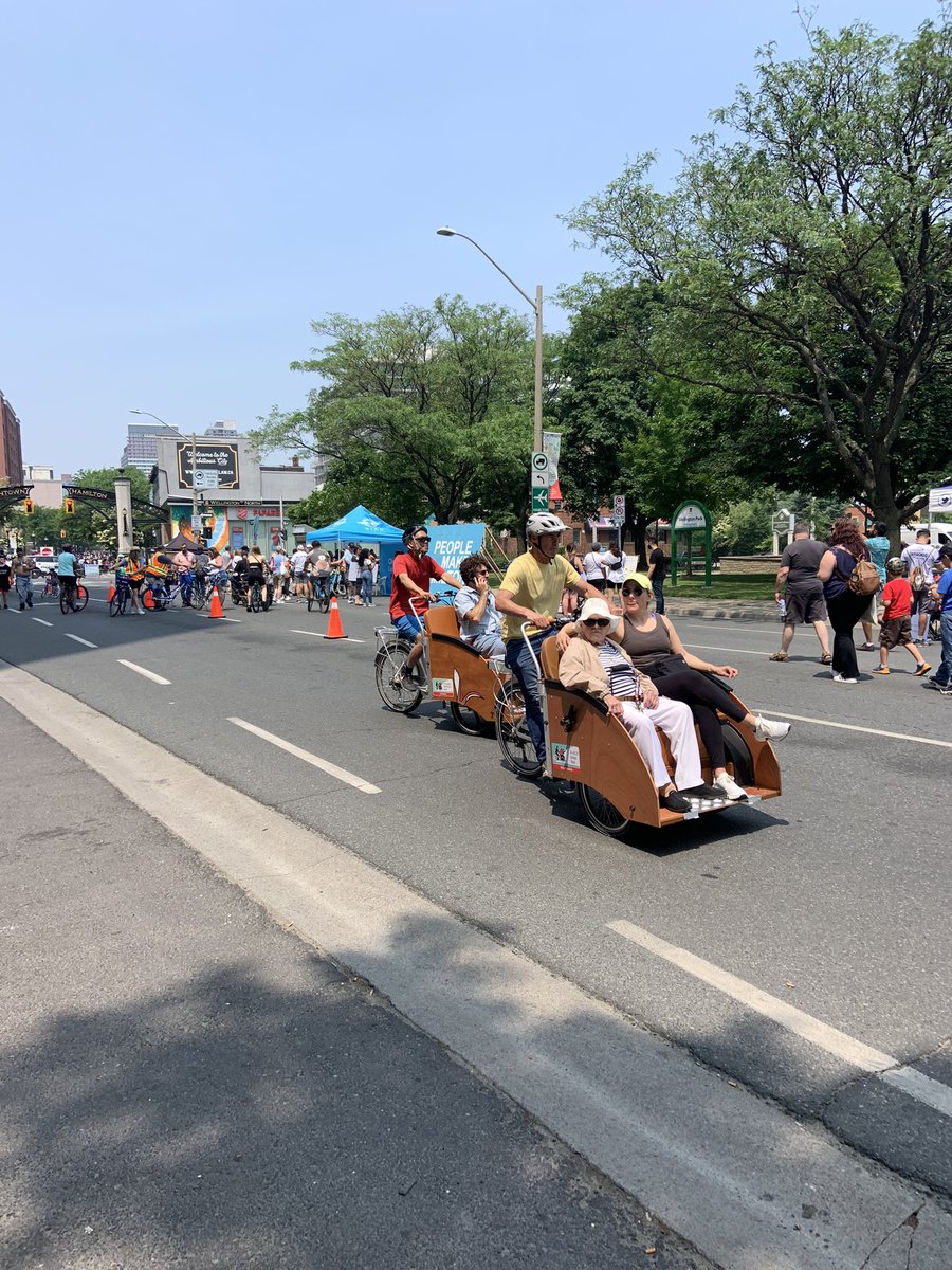 Our friends from the York/Markham chapter and Sarnia brought their trishaws too.