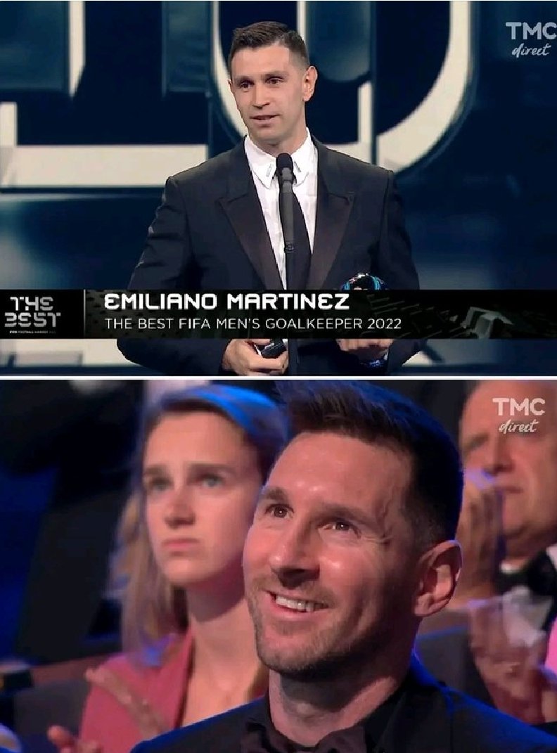 Alguna vez Messi miró a alguien más así??? Nunca tomaremos dimensión de lo que es el Dibu Martinez para Lionel

6 MESES 
hace 6
Felices 6