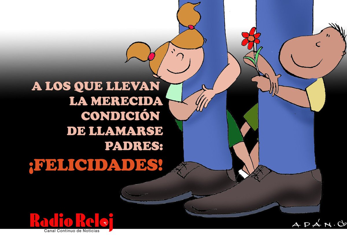 🎙 A quienes llevan la merecida condición de llamarse Padres, ¡Felicidades! 
📷 <a href="/adancartoons/">Adan Iglesias Toledo</a>
📢 #DíaDeLosPadres 
📢 #Cuba