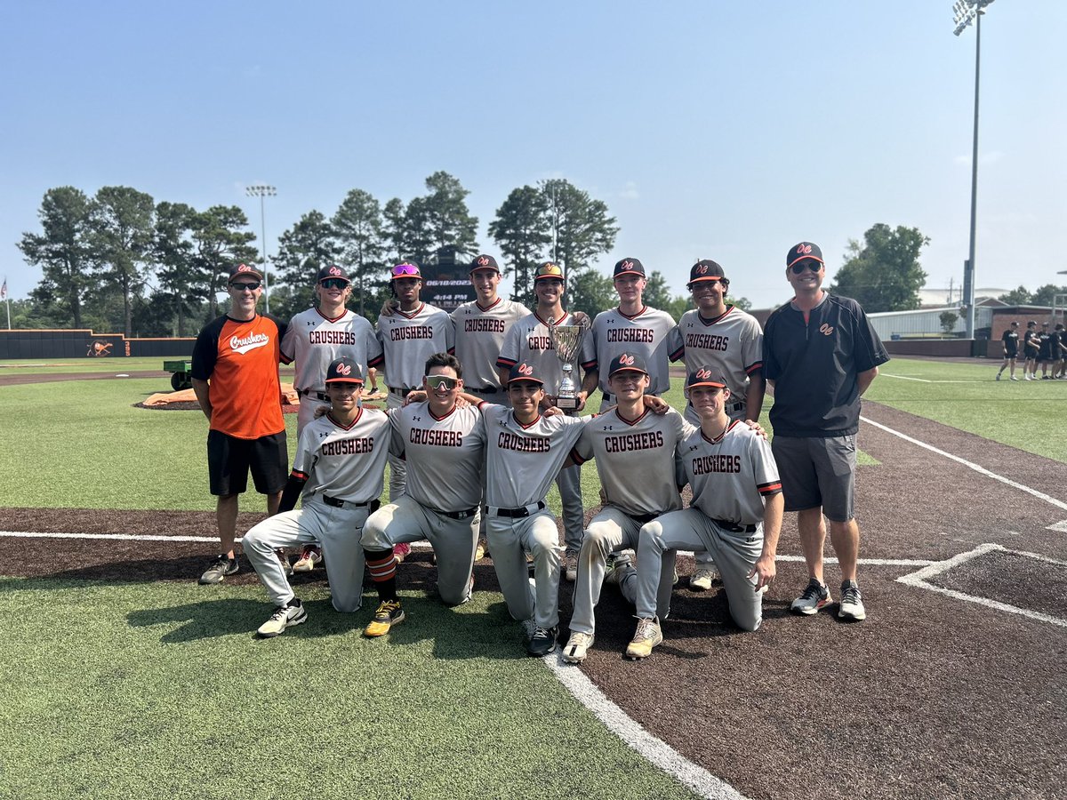 DynamicBaseball's tweet photo. Congrats to @OCCrushers on taking home 18u #DBRaleigh taking down a tough @RawlingsProsNC team. Congrats to winner and runner up!

Post game interview with head coach and standout player from @OCCrushers #DBRaleigh https://t.co/NvY5C1DiEs
