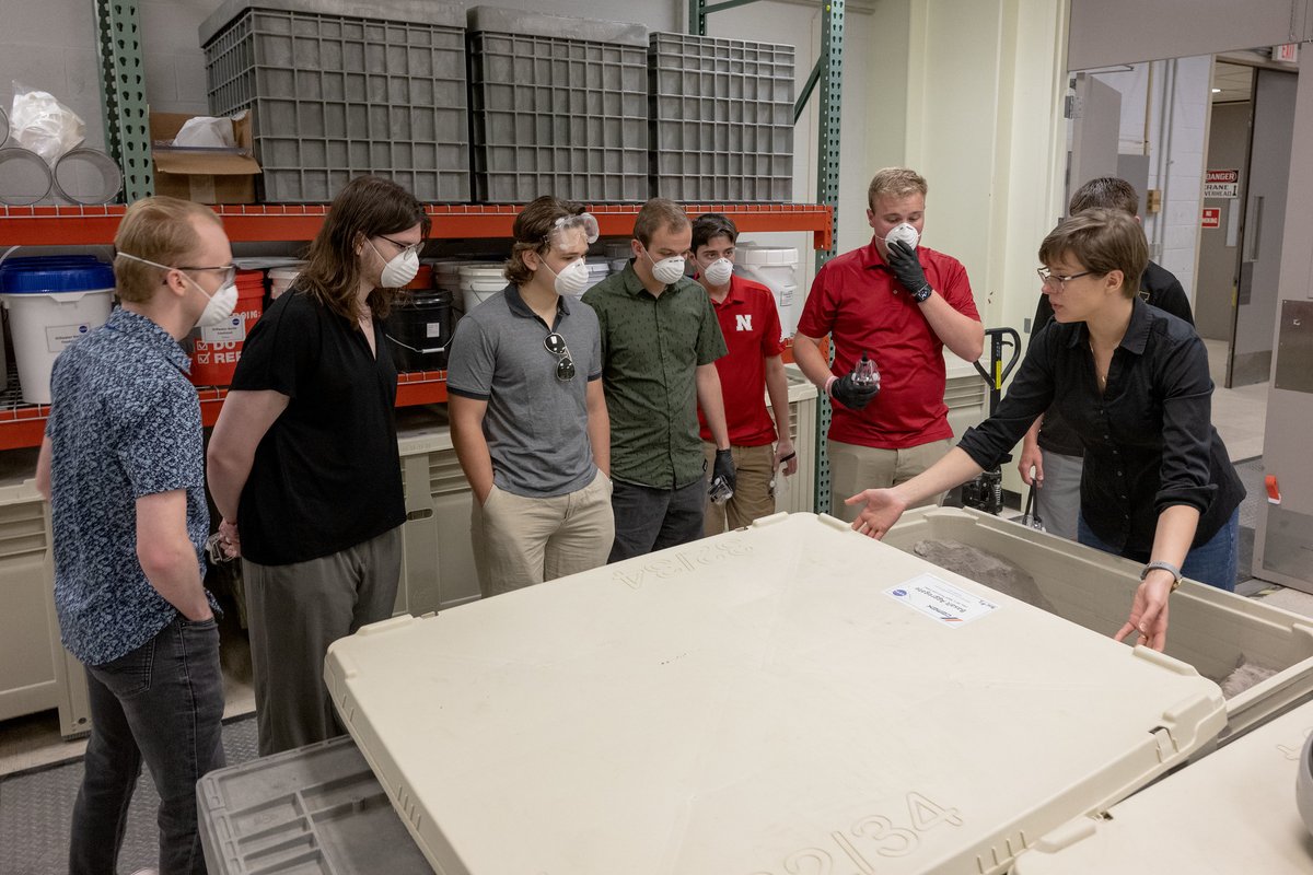 During MicroG Testing week, our members had the opportunity to work with NASA Lunar Simulant on their tools. This material is the closest engineers have to the real thing on the moon, allowing them to ensure effective dust resistance on mission EVA equipment.