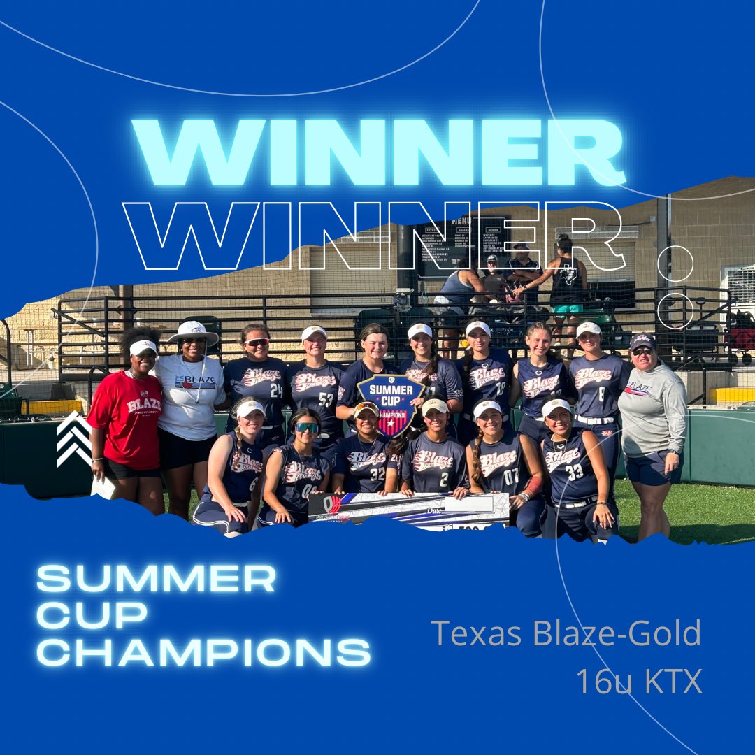 Michelle McBride (@coachmichelle2) on Twitter photo It was a scorcher π₯΅
But this team kept the fight and came up on top π₯
It was a complete team effort all weekend, we went 6-0, scored 35 runs and allowed 11.
π out Chattanooga, TN here we come!!!
#watchuswork #BlazeOn
<a href="/BlazeKtx16u/">Texas Blaze: Gold KTX 16u</a> It was a scorcher π₯΅
But this team kept the fight and came up on top π₯
It was a complete team effort all weekend, we went 6-0, scored 35 runs and allowed 11.
π out Chattanooga, TN here we come!!!
#watchuswork #BlazeOn
<a href="/BlazeKtx16u/">Texas Blaze: Gold KTX 16u</a>