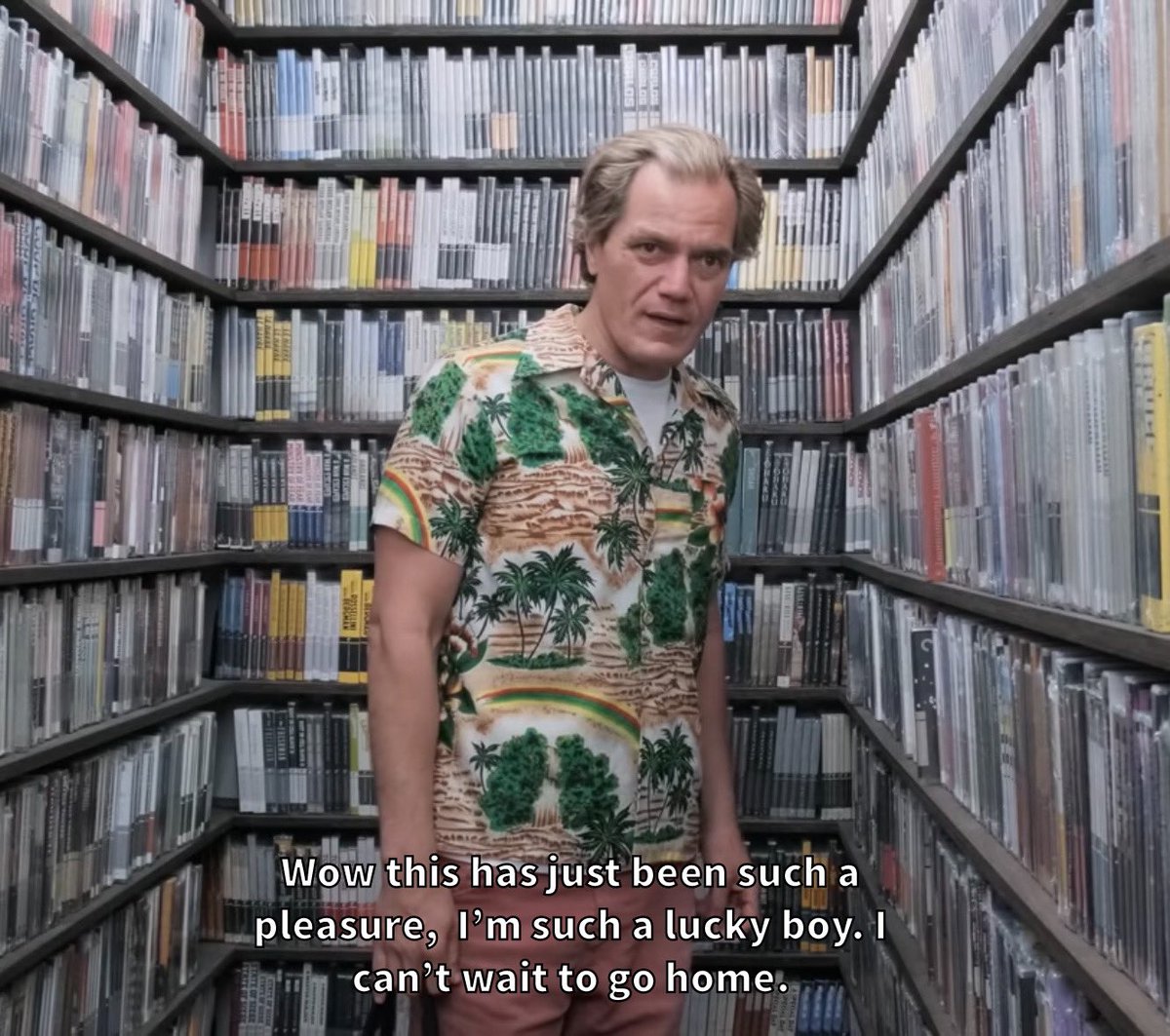 Michael Shannon in the Criterion Closet.