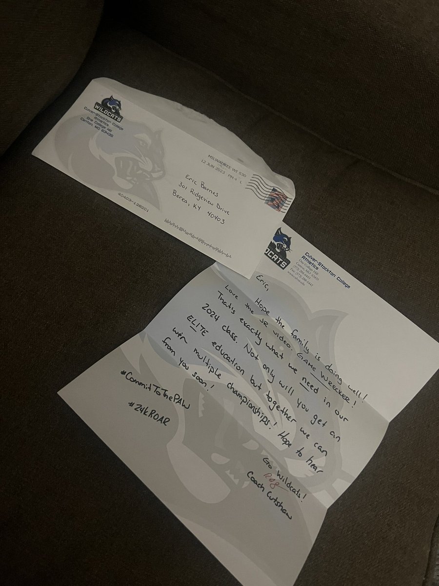 appreciate the mail coach!!! @CoachCutshaw