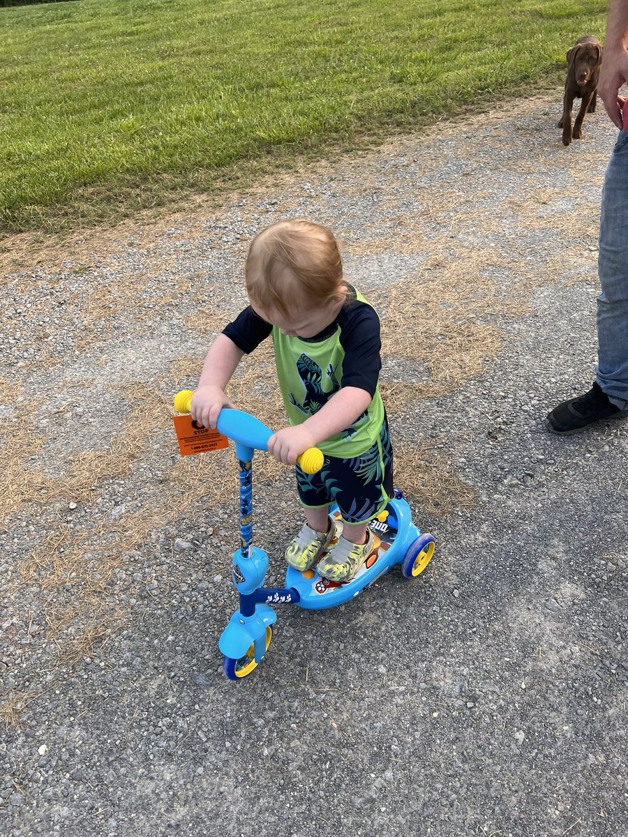 Noah’s birthday bash. He’s an outdoor kid and loves lawnmowers and anything he can ride. Gonna be hard keeping him off the atv’s and motorcycles. 😂