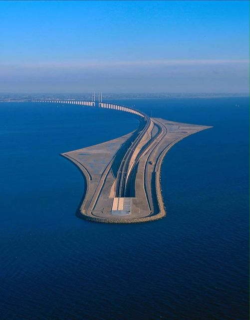 The Oresund Bridge between Sweden and Denmark is the longest bridge and tunnel in Europe. Did you know that?