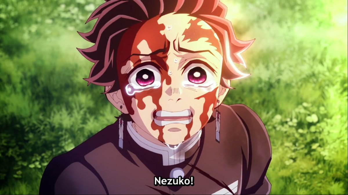 MultiverseFlash's tweet image. &quot;É só um anime, não vai me fazer chorar!&quot;  

O anime: Demon Slayer/Kimetsu no Yaiba