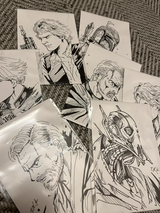 スターウォーズのイラストが 皆さんの手に渡り 喜んでもらえたことがとても 嬉しいです!! 沢山描いて良かった!!