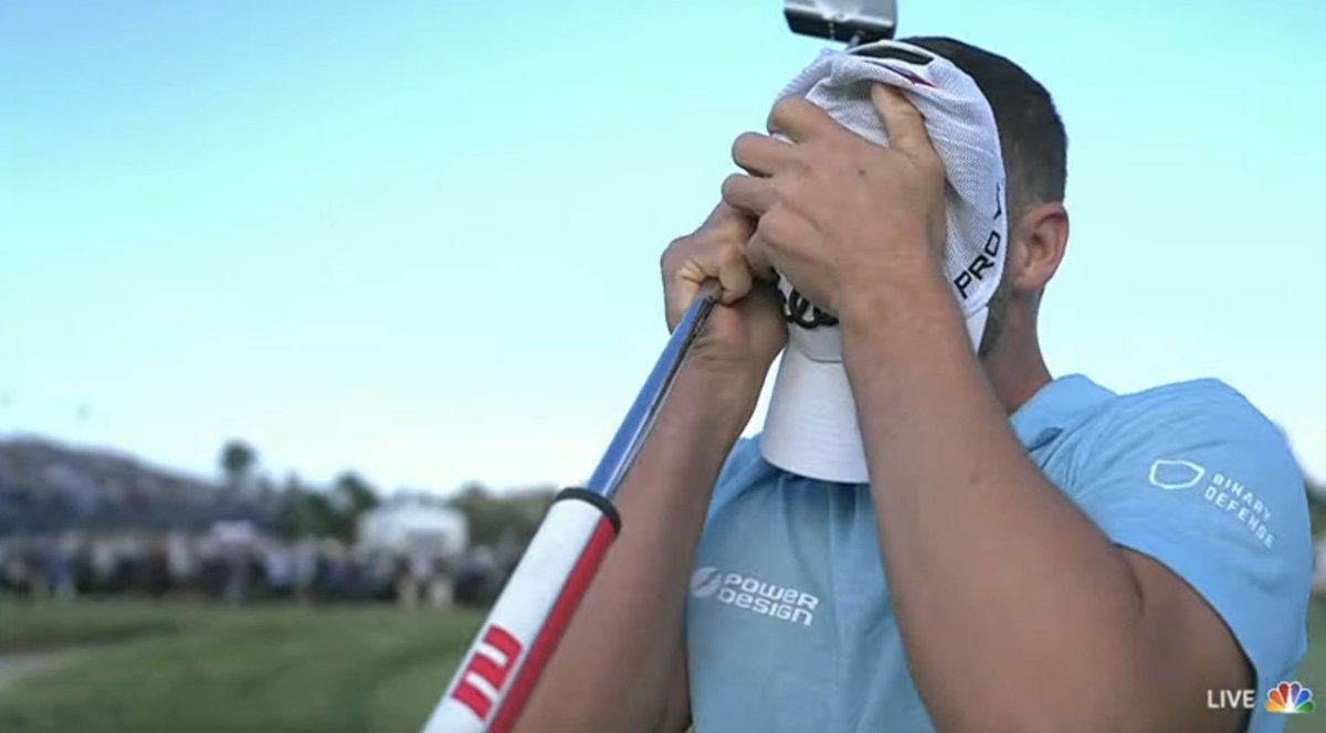 kyletheboone's tweet photo. shoutout Wyndham Clark, what a week, what a moment https://t.co/Dlw1ld2GYN