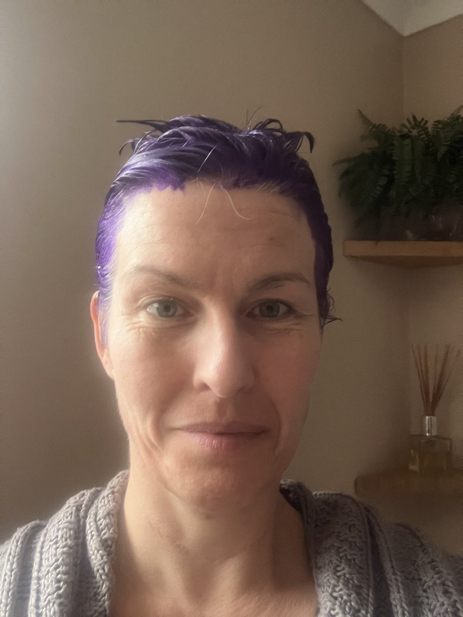 My Lipoedema awareness month purple hair campaign is going darker to say thanks to all the donors so far. Stay tuned to see the final outcome. Donate via-link below to improveGP education and awareness 

mycause.com.au/p/314460/helen…