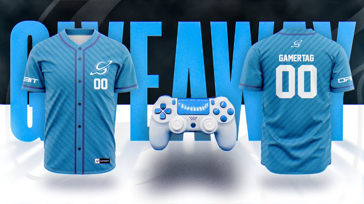 OrbitGG's tweet photo. ⚪🔵GIVING AWAY SOME GEAR🔵⚪
Just -FOLLOW & RETWEET-
Picking a winner in 24 hours.
Custom Orbit Jersey x Custom Orbit Controller
#OrbitZone🚀 https://t.co/VlhsgU7ggA
