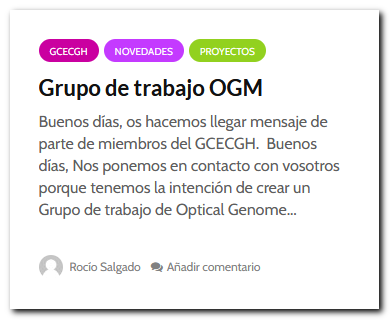 $BNGO - Bionano

The Grupo Colaborativo Español de Citogenética Hematológica - GCECGH  (Spanish Society of Cytogenetics in Haematology) has, on its homepage, two articles on OGM, and a 2022 creation of an OGM sub-group.

Perusing the site I've also noticed I missed their 2023…