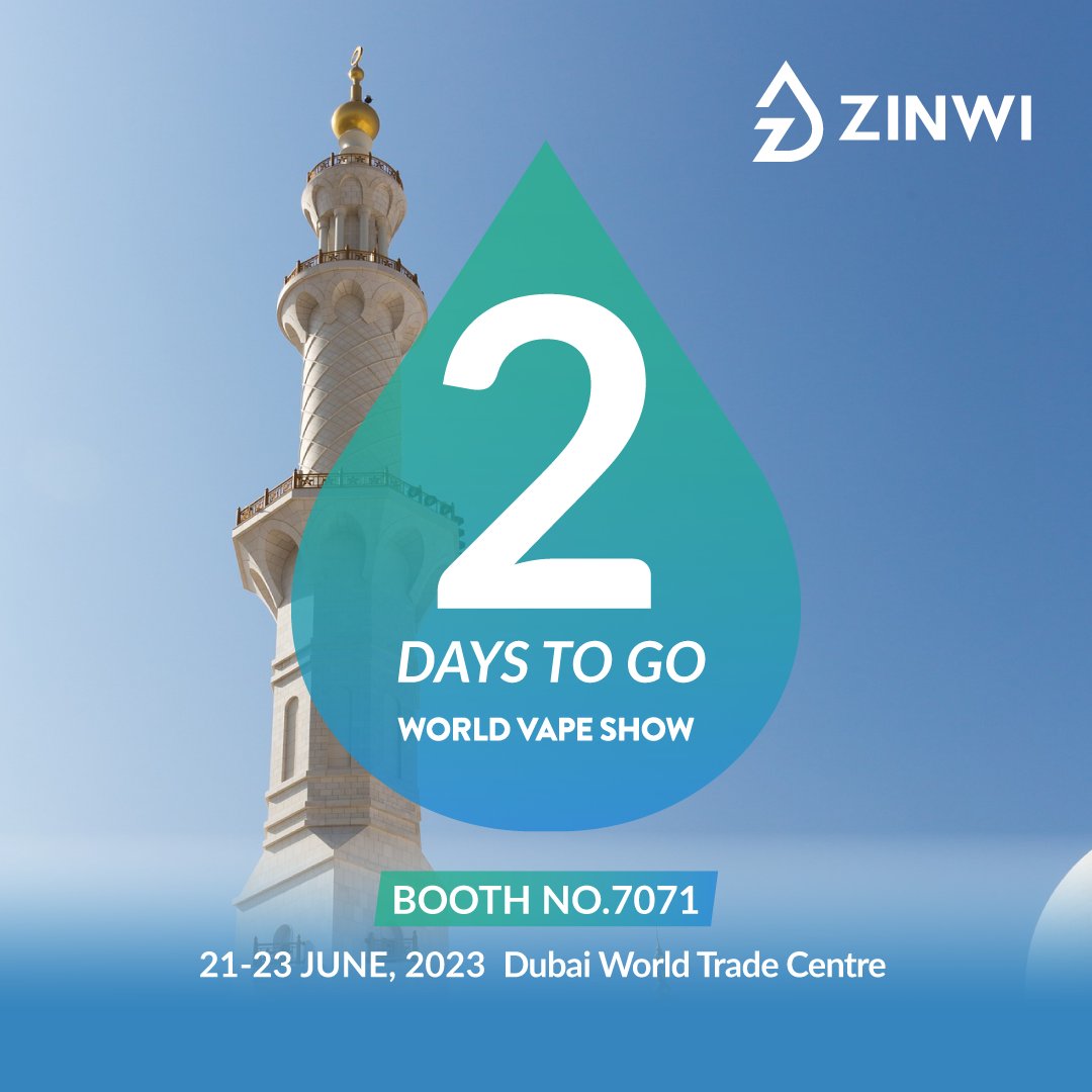 🥰See you guys in 2 days at DWTC | Dubai!
🙌Come and join our Wheel of Fortune on-site event!
#vapeadvocacy #wvsdubai #dubai #wvs2023 #vapercommunity #vapesociety #vapeworld #zinwi #zinwibiotech #zinwiflavorsyourway #eliquid #oem #odm