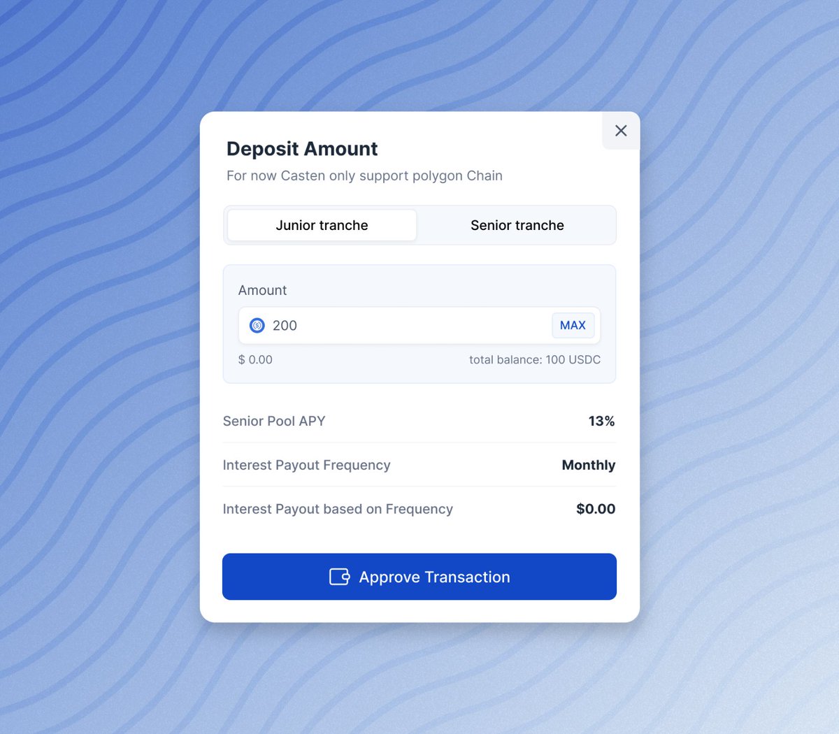 Deposit Modal Design #Web3