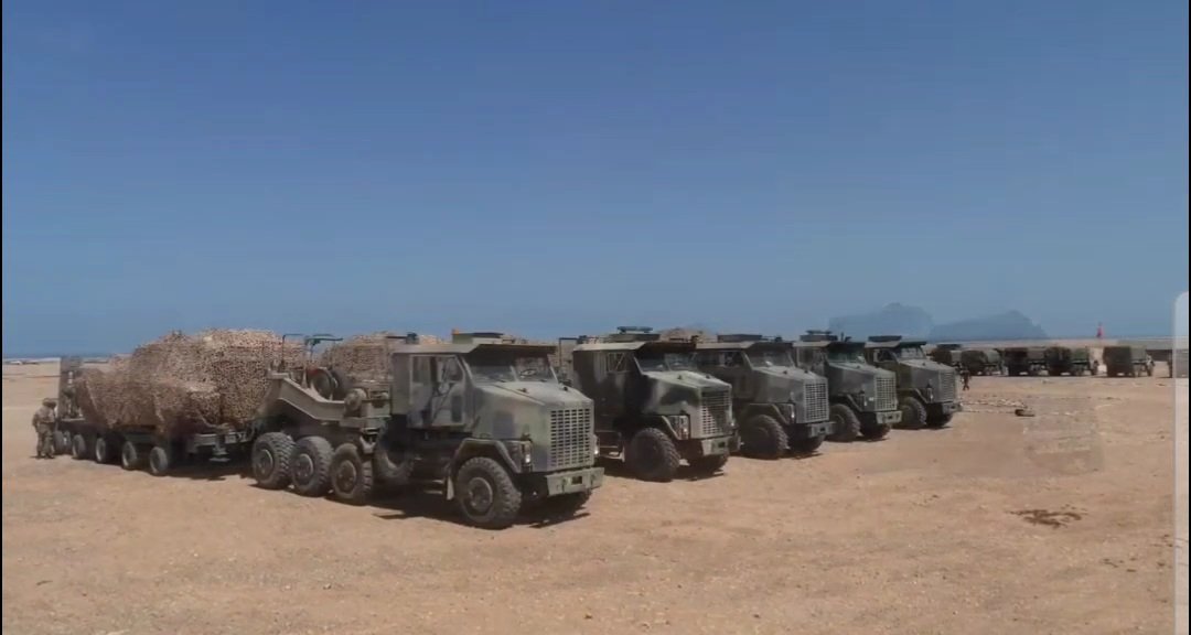 #AfricanLion23 #AL23 #Morocco #Maroc 

#Oshkosh M1070 Heavy Equipment Transporter #Morocco