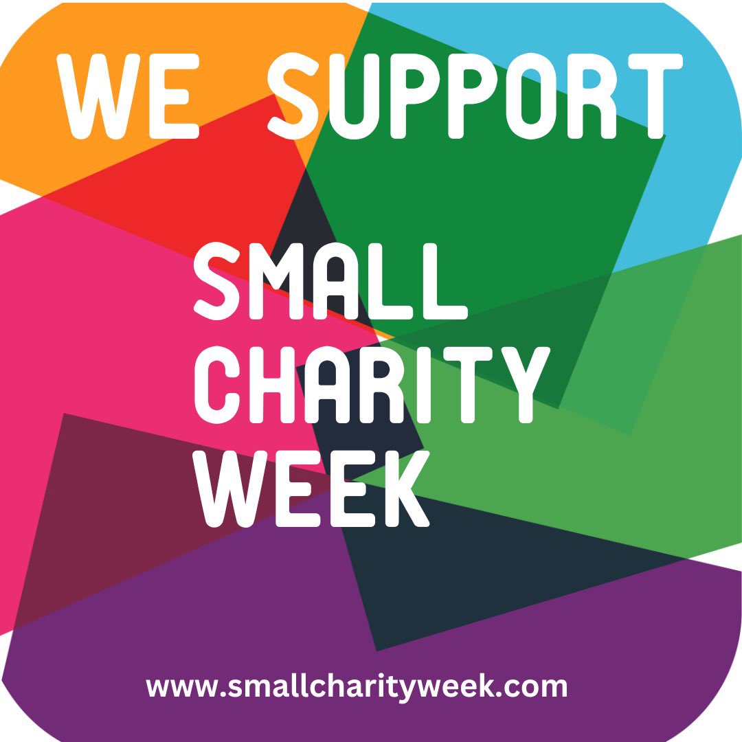 As a #smallcharity we support #smallcharityweek. 

#smallbutmighty