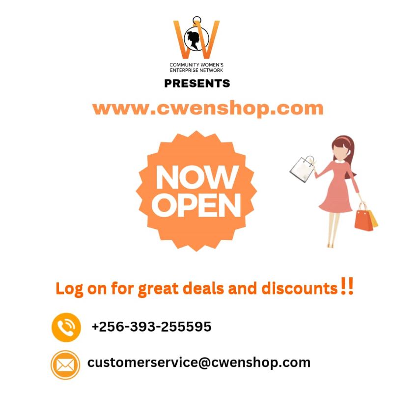 Hello community! We are back and live! Log on to cwenshop.com check out a variety of amazing products made by women entrepreneurs in our network. Its easy to navigate, faster and with great offers.#shoplocalug #womenontheshelf #distributionchannels #uganda