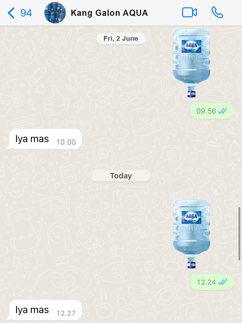 Ini love language mimin, kalo kalian apa?  #AQUADULU