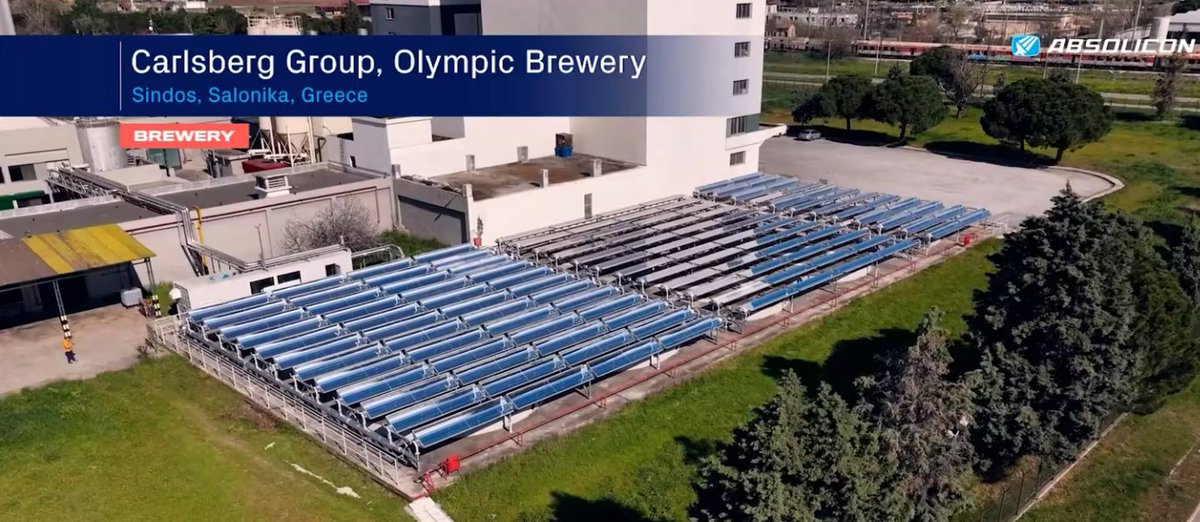 EuroheatPower's tweet photo. Harnessing Sun's power to brew beer?

Cheers to that🍺

Our member, #Absolicon, teamed up with @CarlsbergGroup proving #SolarThermal potential to save up to 70 T of CO2 emissions in a year in brewing processes🤩!

More about this☀️brilliant idea👉https://t.co/phgl5C7I5k https://t.co/4q0Gfdkicq