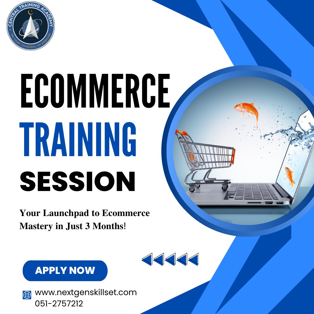 ctacdglobal's tweet photo. "🚀 Ready to master #Ecommerce in just 3 months? Central Training Academy is your launchpad! Our intensive course, taught by industry experts, covers everything from SEO to digital marketing. Why wait? Enroll now and grow your e-commerce skills. 🎓 #EcommerceMastery #LearningHub" https://t.co/kNPEQqPAdG