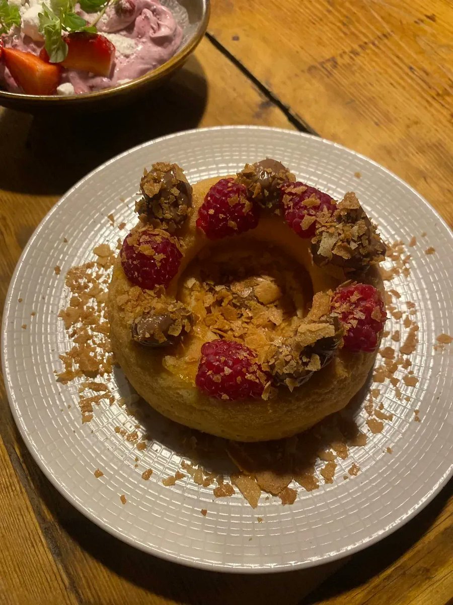 If our "Rum Baba, Milk Chocolate Cremeaux, Feuilletine and Raspberries" dessert isn't your thing then don't worry as we have plenty more choices for you 😉

* Please always book a table to ensure we are open when you wish to visit us☺️