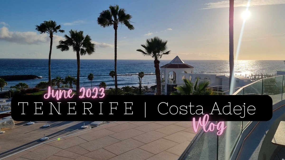 NEW VIDEO READY TO WATCH 😍 bit.ly/3qRBJT7 #HolidayVlog #CostaAdeje #Tenerife