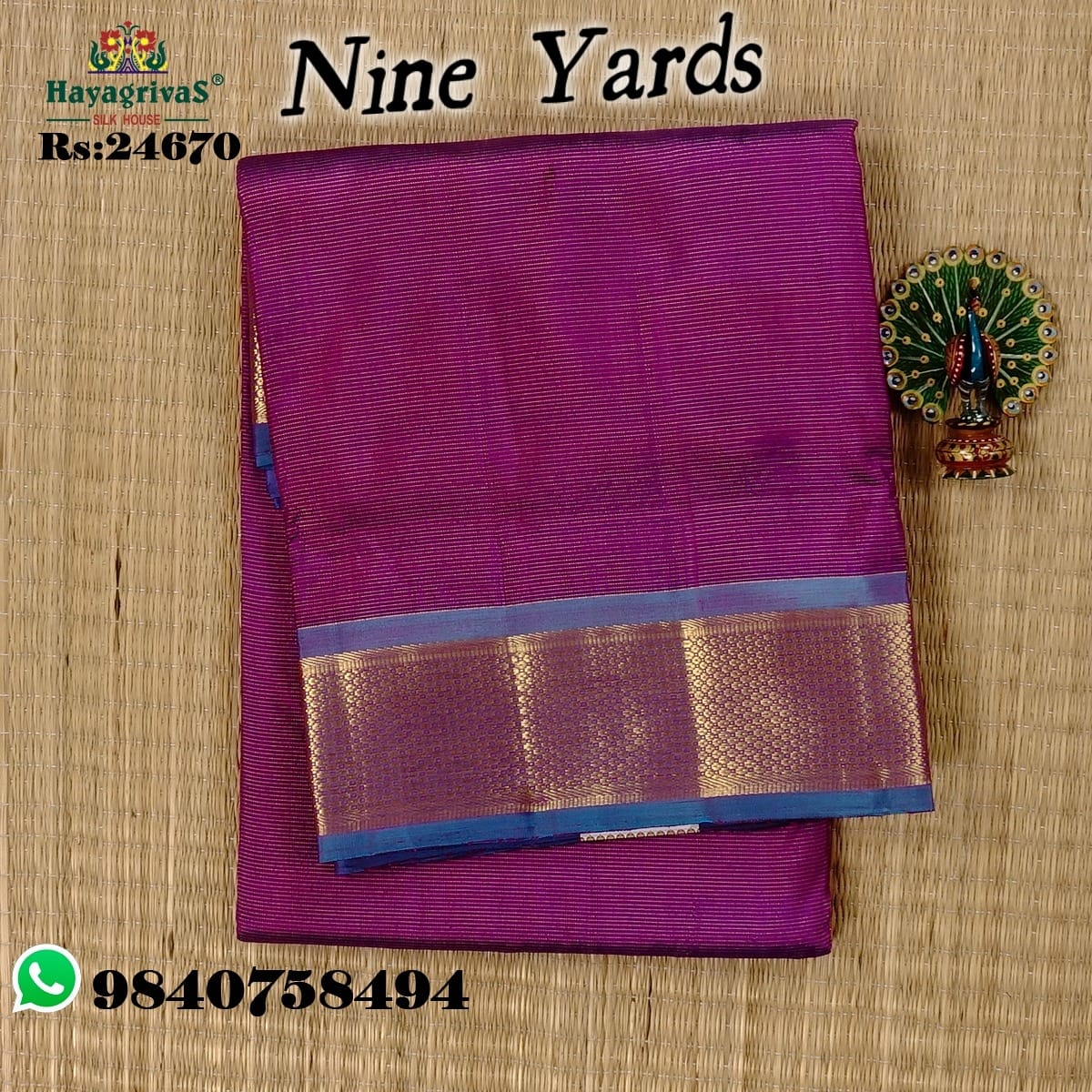 Unique #kanchipattu #10yards sarees! 
Call Mythili at+91 9840758494 to book now!! 

#madisar #mami #madisarmami #pattupodavai #kanchipuram #pattusaree #kanjivaram #handloom #9yards #tambrahmwedding #tambrahm #weddingcollections #shopping #weddingshopping