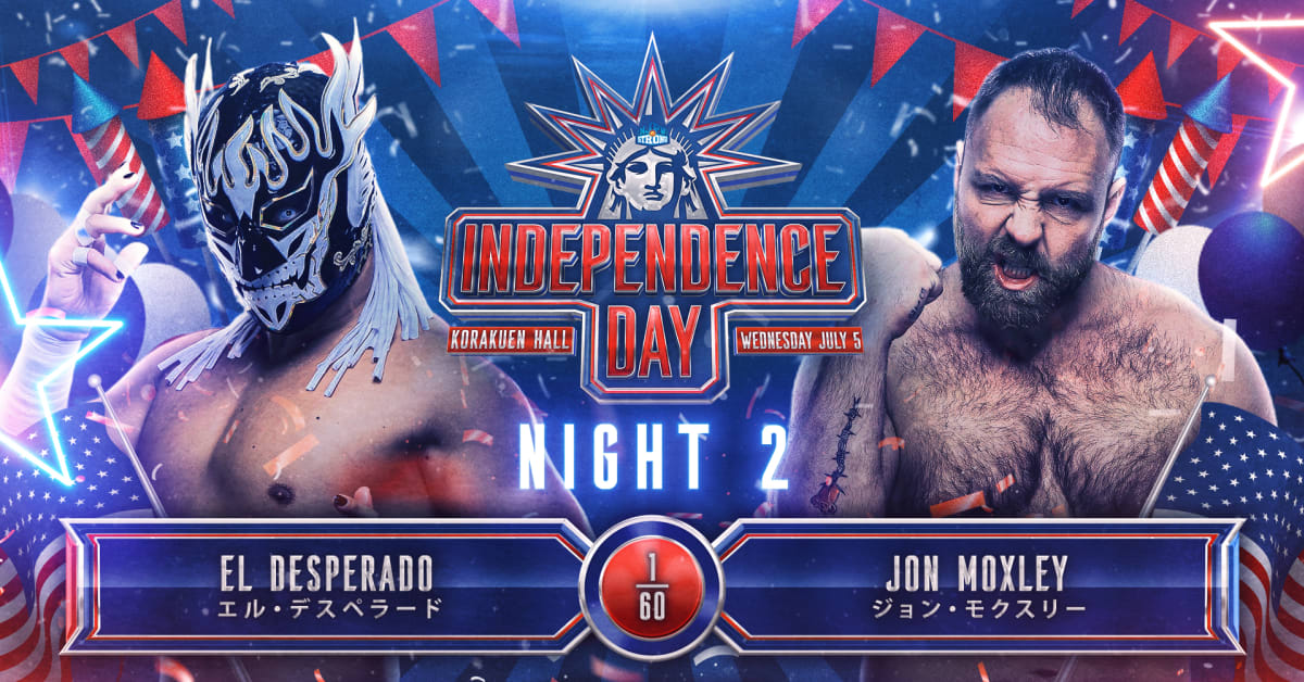 Moxley vs. Desperado 'Final Death' match added to NJPW Strong Independence Day dlvr.it/SqtYtc