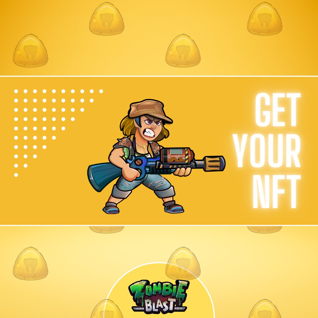 Have a nice day, #NFTCommuntiy! Do not forget to check the #ZombieBlast app to get your daily reward! 🥳

#NFTGames #play2earn #NFT
