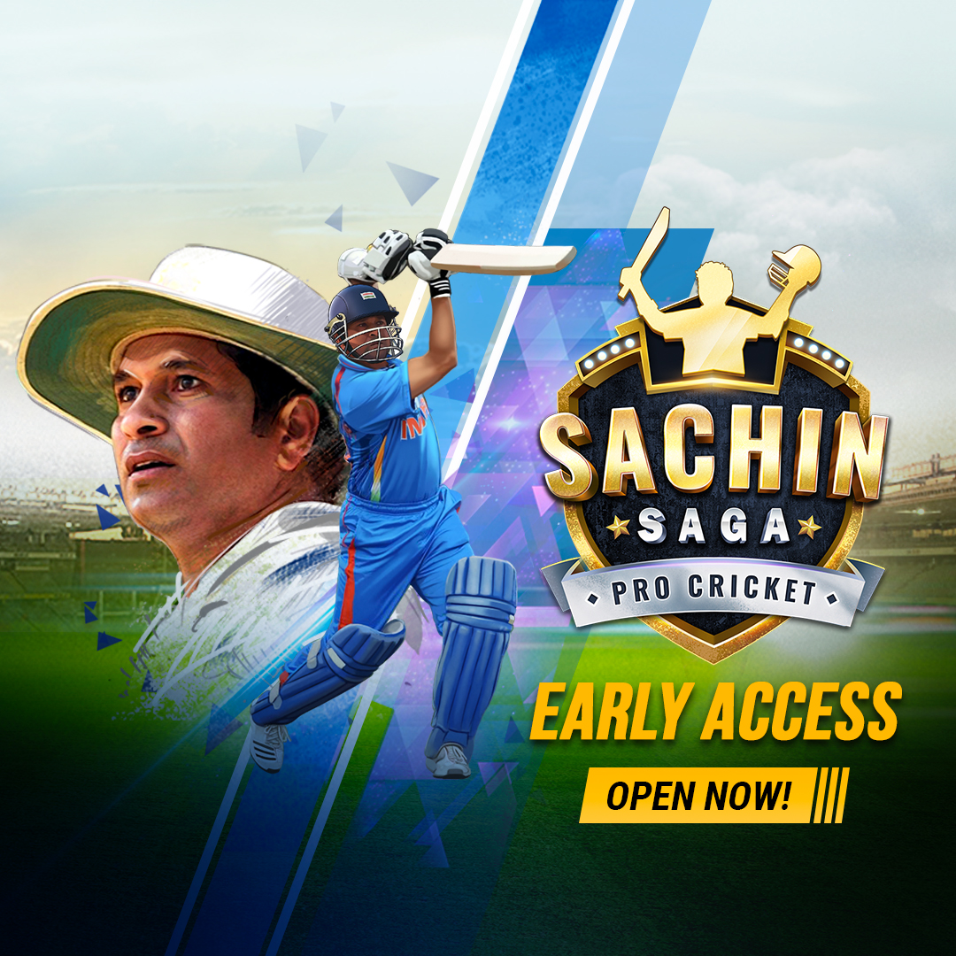 SachinSagaGame's tweet photo. #EarlyAccess is now Open For Sachin Saga Pro Cricket!
Download Now & Challenge your friends ๐ฅ
#EarlyAcess #Open2All #SachinSagaProCricket #SSPC #SS2.0 #SRT #SachinTendulkar #MasterBlaster #ItsPROtime #CricketGame #Cricket https://t.co/DUmYea1VLq