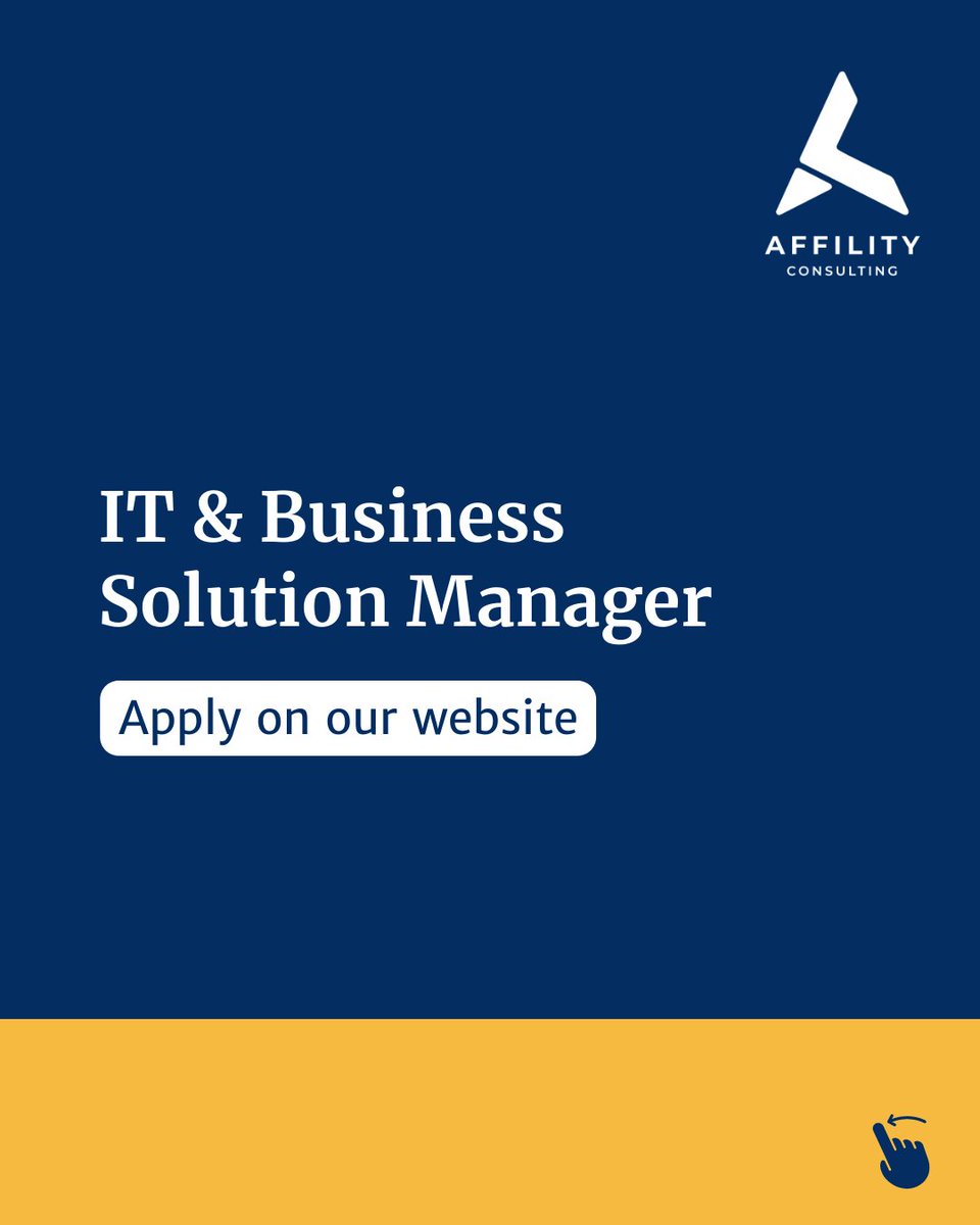 AffilityC's tweet photo. 1/2 Would you like to work with the UAE's fastest-growing IT and Business Consulting company? 

Great! Because we are currently seeking candidates to fill the below positions. Apply via the link: https://t.co/bmXpUw2qrc

#dubaicareers #DubaiJobs https://t.co/UjuHr8mk62