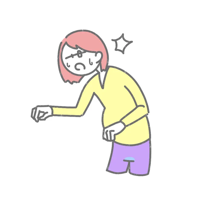 妊娠で尿もれする女性    femtech-illustration.com/62-… #フェムテック #フェムテックイラスト #妊娠後期 #妊娠初期