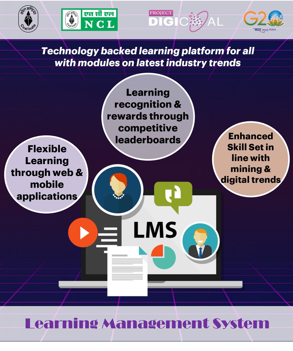 Technology is transforming mining, making digital skills crucial. At NCL, we are empowering our employees with our Learning Management System. Join #Digicoal for user-friendly digital solutions, safety SOPs, and industry trend updates like Industry 4.0, AI-ML, and Data Analytics!