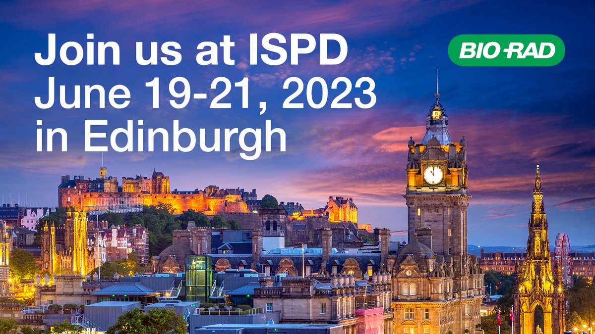Meet the Bio-Rad Reproductive & Women's Health team at ISPD 2023, Booth 17 in Edinburgh! Discover our focus on advancing #reproductivehealth through #genetics & #moleculardiagnostics. Join us now!

This is the link to book the meeting. bit.ly/3Nj05h6