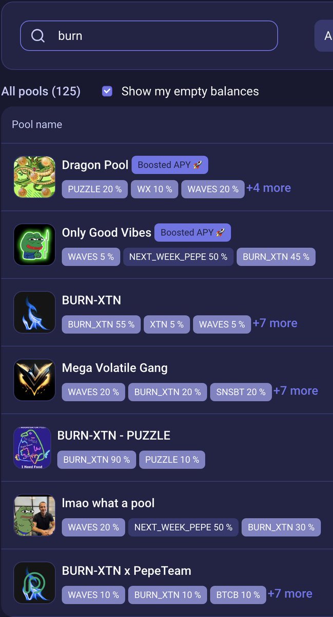 BURN_XTN's tweet image. New week = time to burn🔥 some BURN-XTN: 606,087
New ATH🚀, 3rd week in a row! 

Price: 650 wavelets
Price growth in $WAVES since start: +474%

Join BURN-XTN, available @puzzle_network in 7 great AMM pools: puzzleswap.org/invest