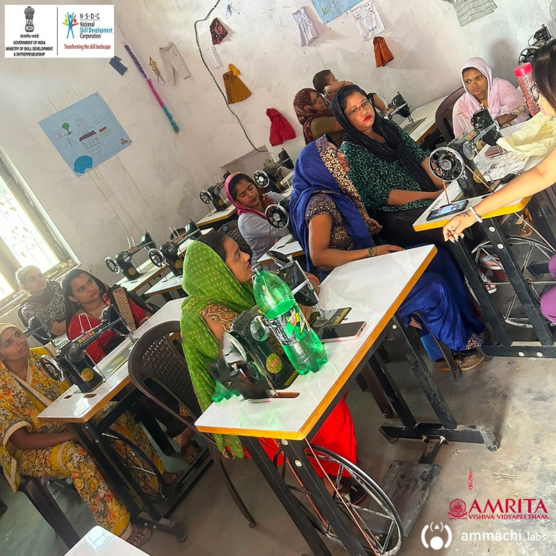 ammachilabs's tweet photo. Jun 16 - A business development training took place at the #Amrita #Sankalp #TailoringCenter in #Arua, #Faridabad.
The center is part of the #SANKALPproject implemented throughout India in collaboration between #AmmachiLabs &amp; @MSDESkillIndia.

#AVSAR #SkillIndia 
@AmritaEdu https://t.co/n5BgSu7gE2