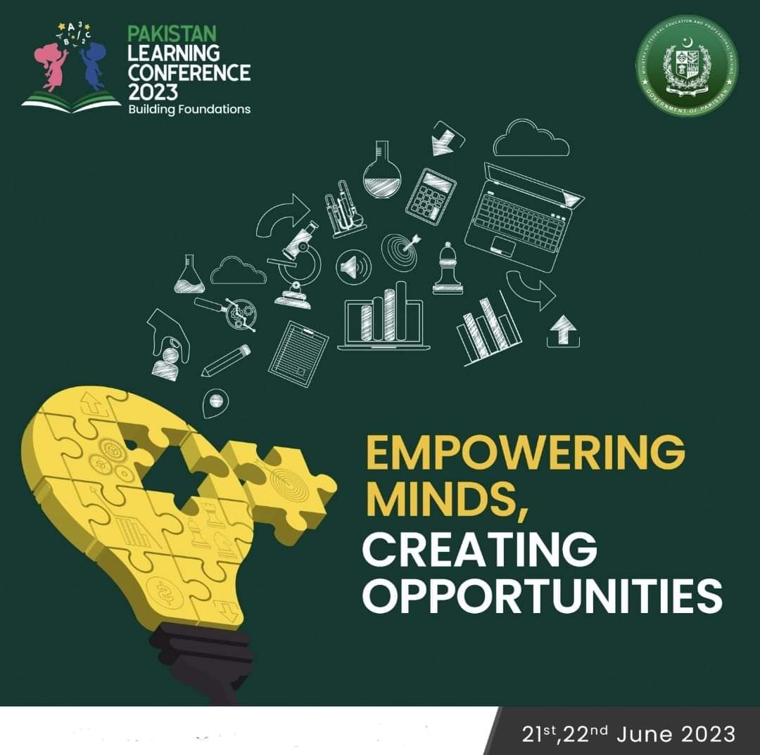 RTanveerPMLN's tweet image. @EduMinistryPK has organized Pakistan Learning Conference (21st &amp;amp; 22nd June, 2023), which will explore the essential role of Foundational Learning in empowering minds and opening doors to a world overflowing with possibilities.
#LearningConferencePk
#BuildingFoundations