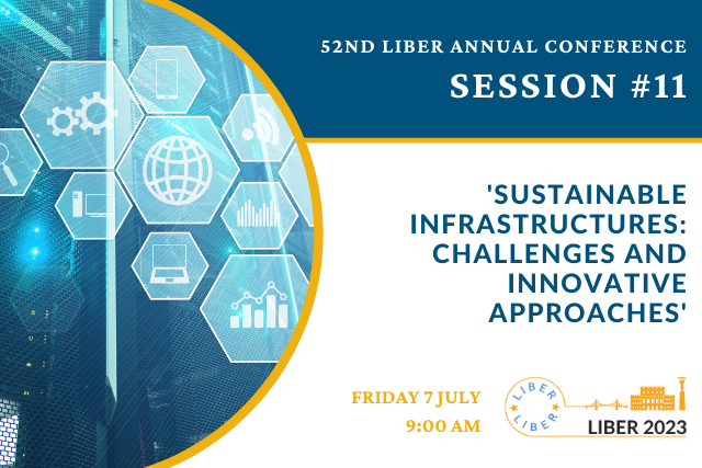 LIBERconference's tweet photo. 🔎 Session 11: Sustainable Infrastructures: challenges and innovative approaches
📅 July 7 - 9:00 AM
This informative session consists of three presentations on #OpenAccess service infrastructures.
#sustainability #datarepositories
Read more here: https://t.co/22p2C5st4D https://t.co/7LnleDNseE