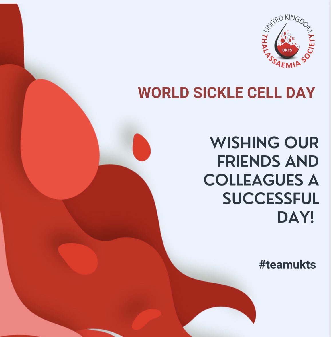 We would like to wish all celebrating & raising awareness a happy #WorldSickleCellDay.

We are committed to raising awareness and advocating for better healthcare for those living with #thalassaemia and other inherited blood disorders.

Here's to a happier and healthier future!